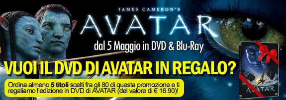 AVATAR GRATIS? ordina almeno 5 titoli di questa promozione...