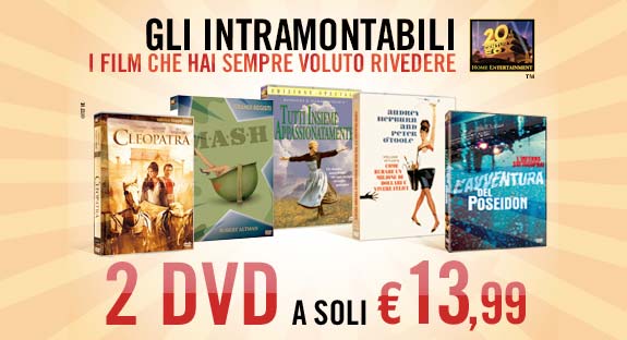 Promozione Multibuy Intrambontabili FOX. Acquista 2 DVD a soli 13.99!