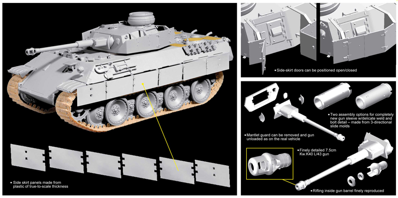 Berge-panther Mit Aufgesetztem Pz.kpfw.IV Turm Als