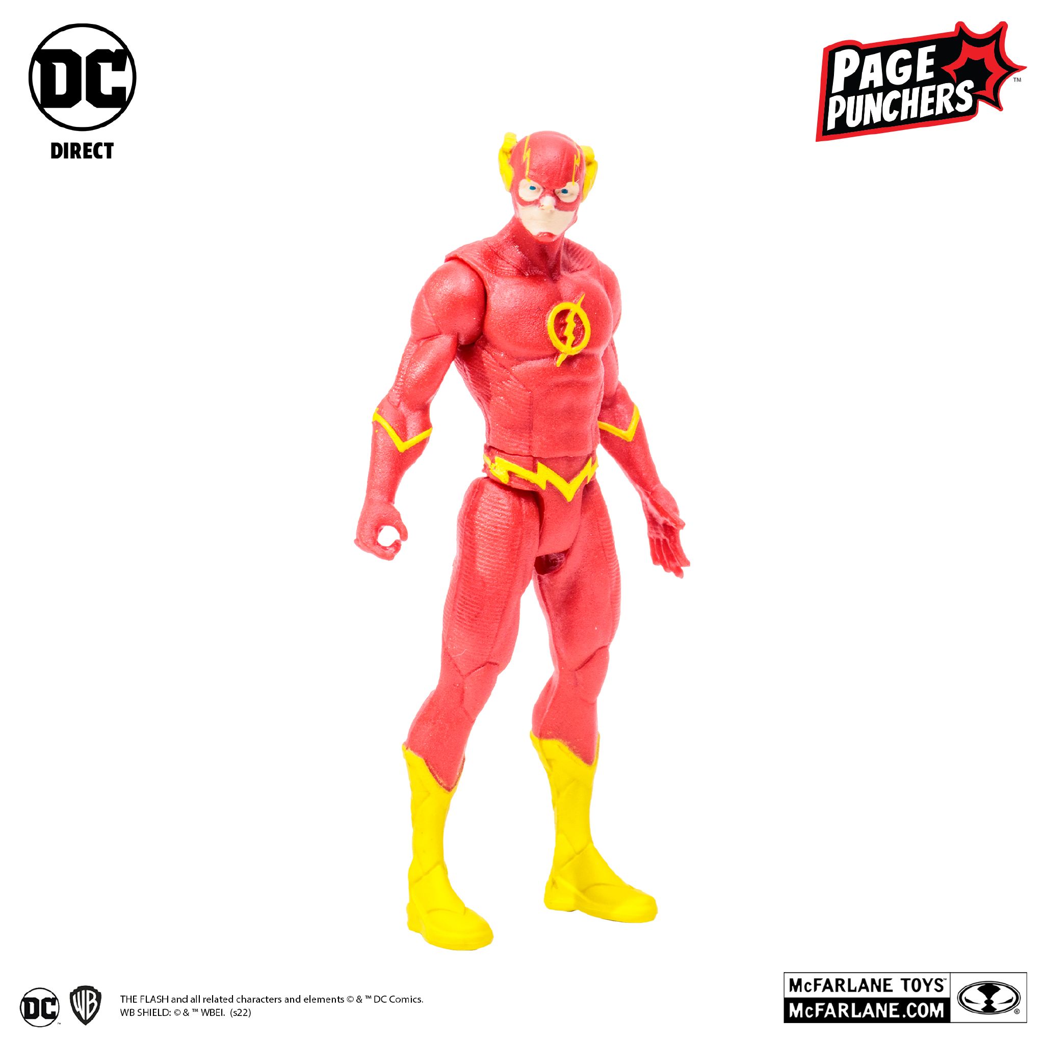 Dc Page Punchers Flash Comic 3inch Action Figure MCFARLANE TOYS
