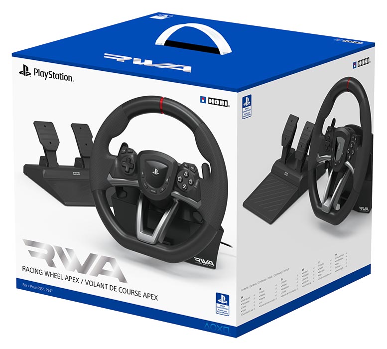 Hori Racing Wheel APEX Sterzo + Pedali per PlayStation 4