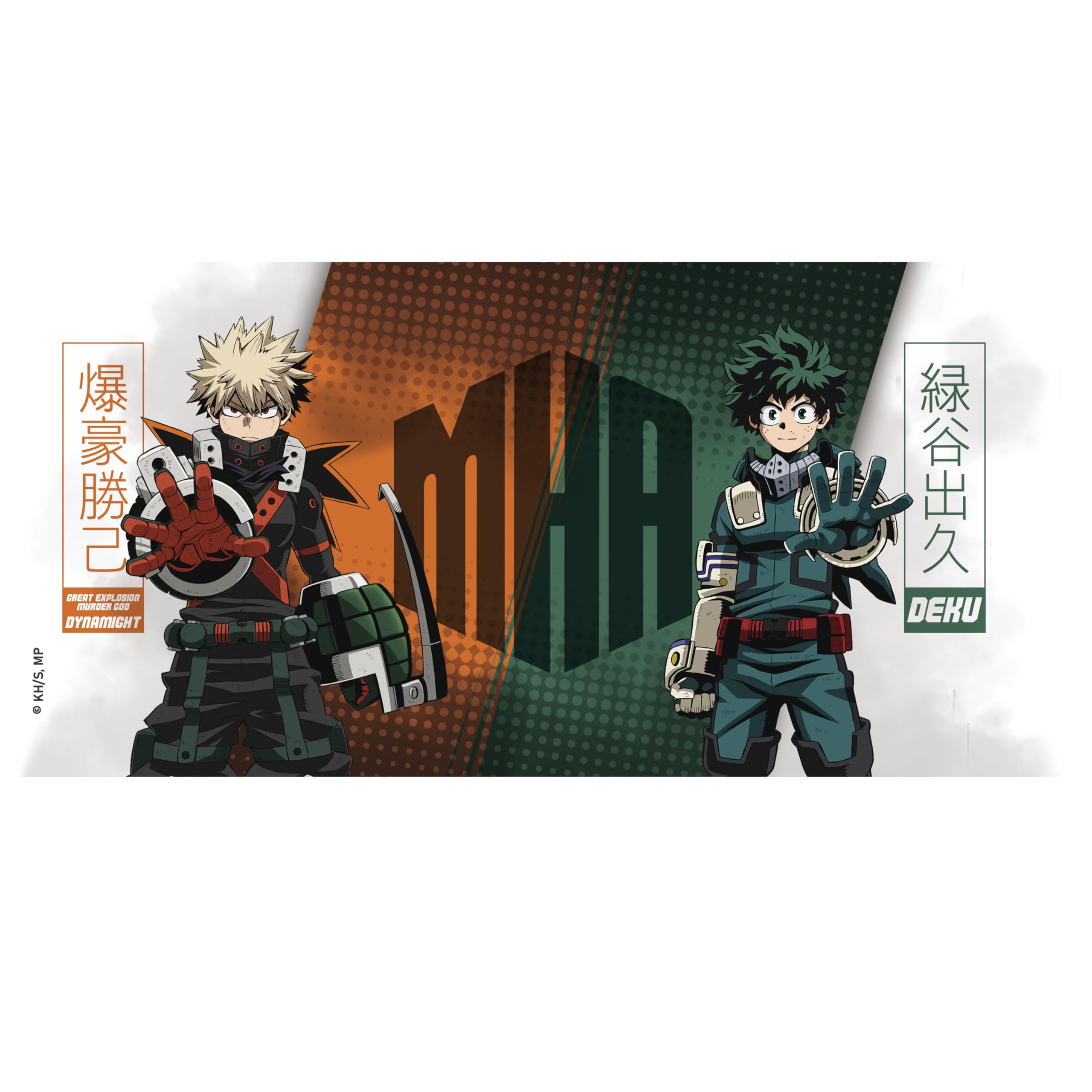 AbyStyle My Hero Academia - Deku és Bakugo pénztárca