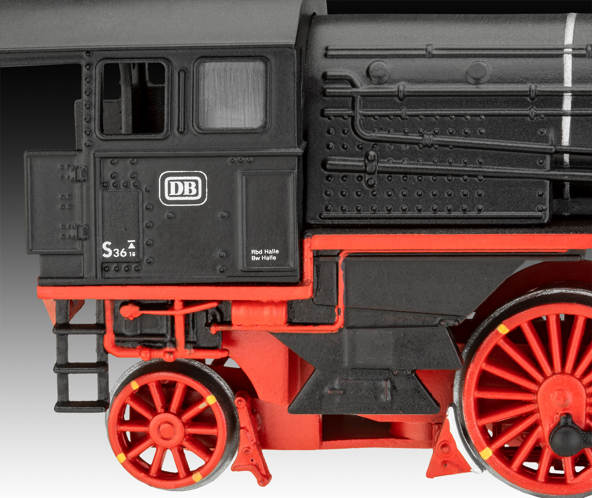 Express Locomotive S3/6 Br18(5) With Tender 2'2't 1:87 Plastic