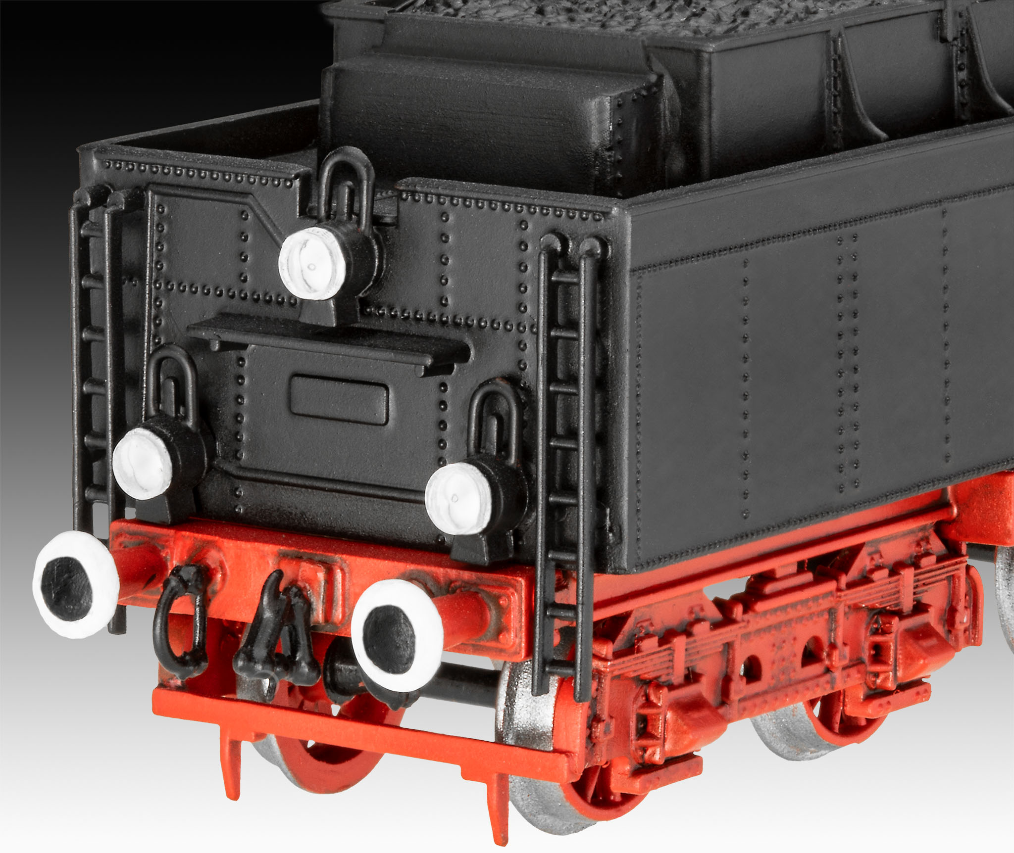 Express Locomotive S3/6 Br18(5) With Tender 2'2't 1:87 Plastic