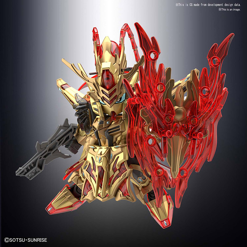 Sangoku Sokets Zhou Yu Akatsuki GUNPLA SD Model Kit BANDAI - Imagen 2 de 5