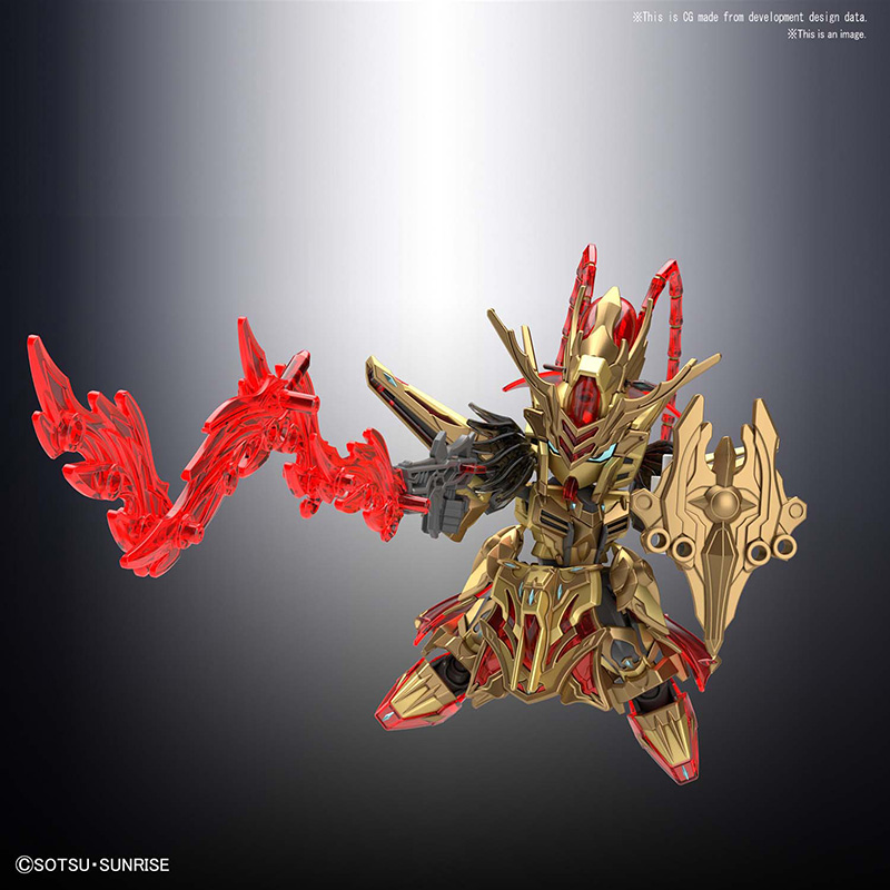 Sangoku Sokets Zhou Yu Akatsuki GUNPLA SD Model Kit BANDAI - Imagen 4 de 5