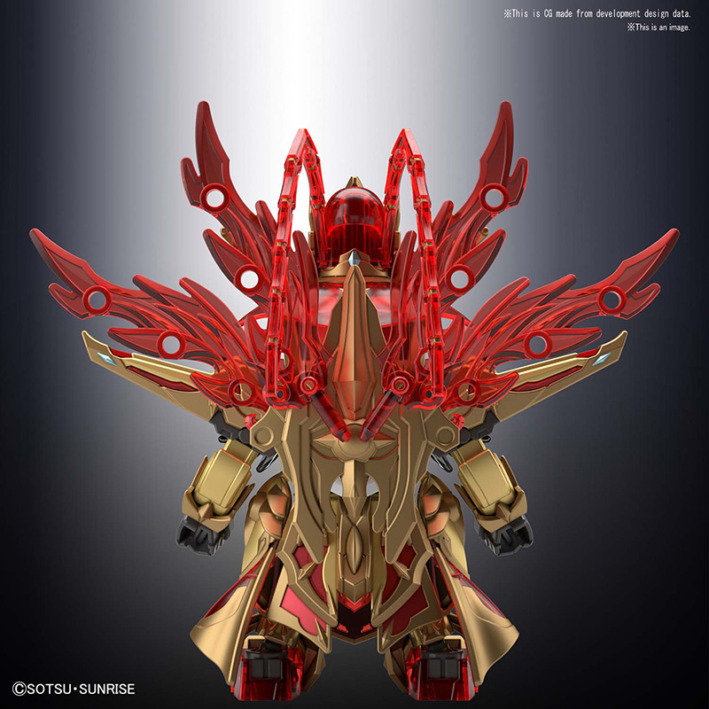 Sangoku Sokets Zhou Yu Akatsuki GUNPLA SD Model Kit BANDAI - Imagen 5 de 5