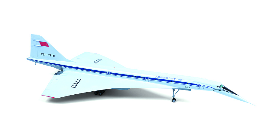 Tu-144 Soviet Supersonic Airliner 1:144 Plastic Model Kit ZVEZDA