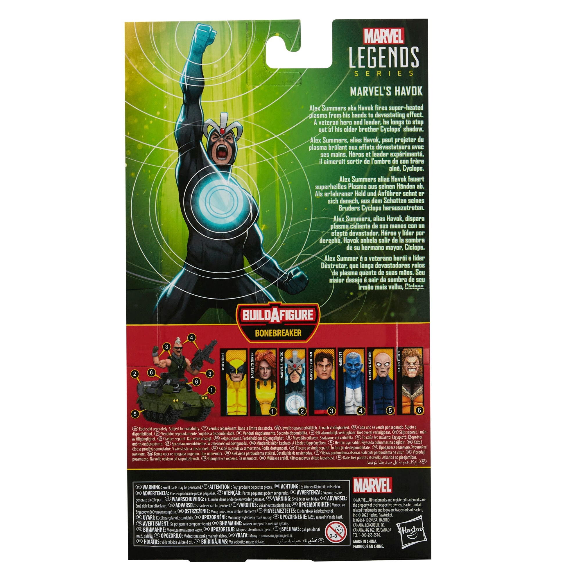 X-Men Havok Marvel Legends Action Figure HASBRO - Imagen 4 de 7