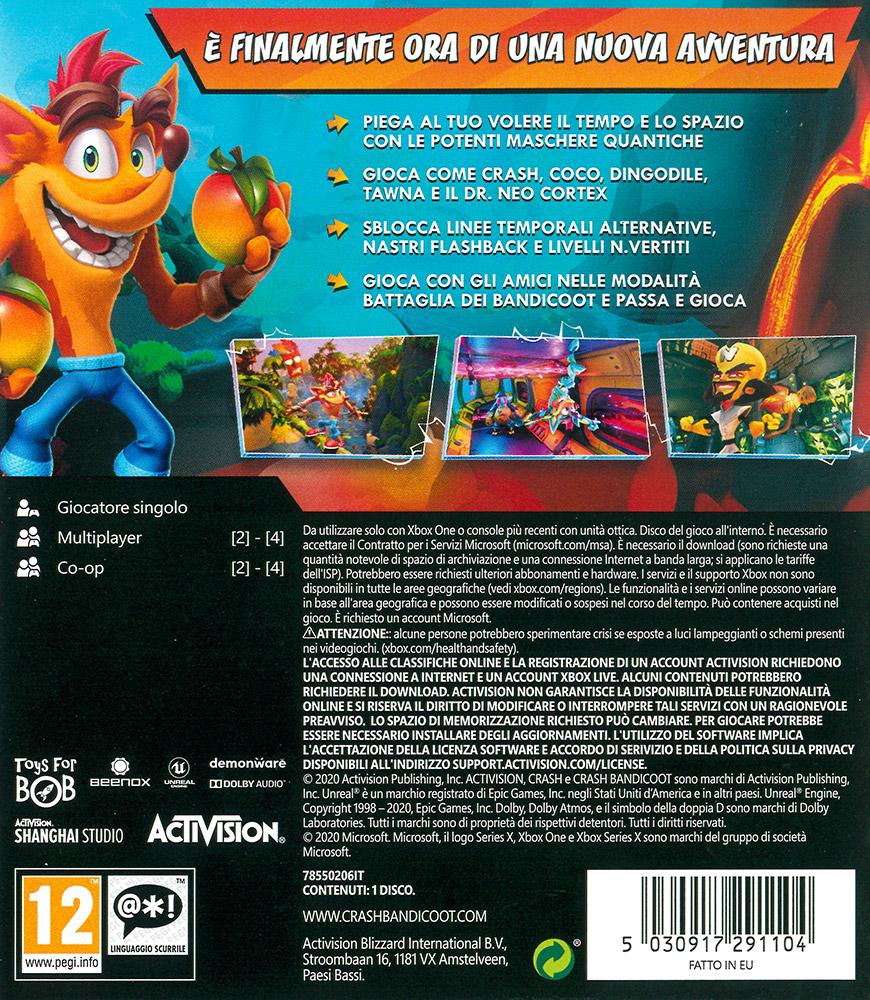 crash bandicoot xbox one precio