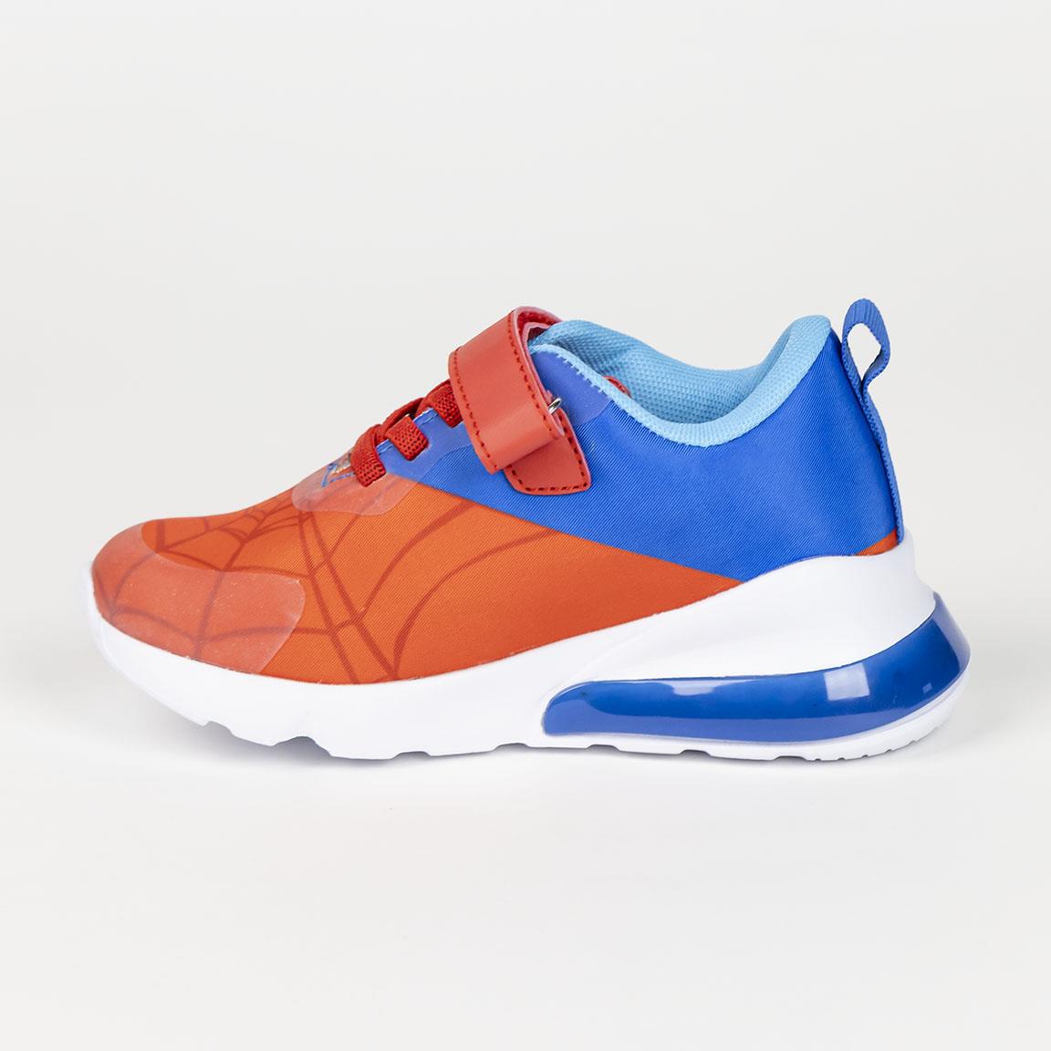 Lightweight Eva Sole Sports Shoe With Lights Spider-Man RED