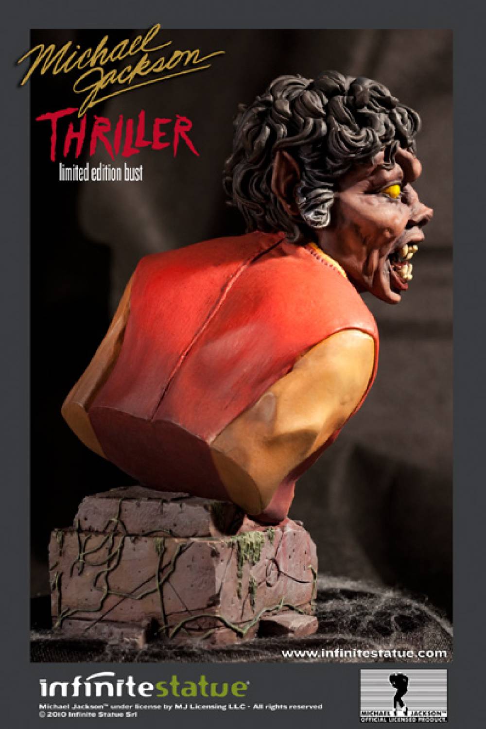 Spielzeug Film Tv Videospiele Michael Jackson Thriller 1982 Resin Bust Infinite Statue Softland La