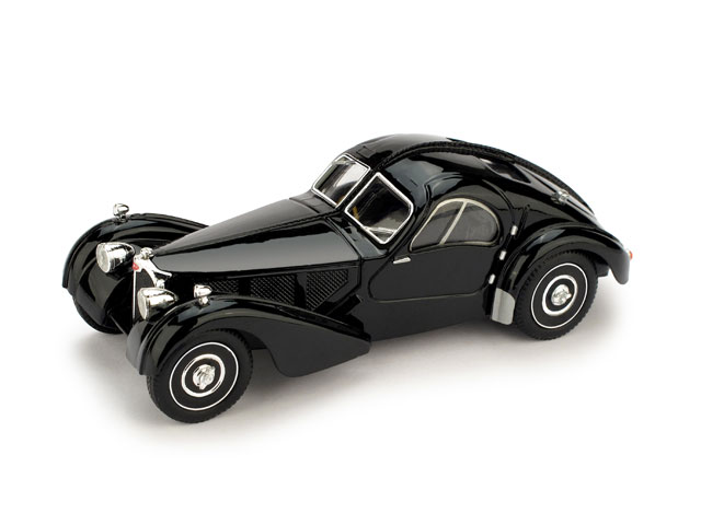 Bugatti Type 57-S Atlantic 1938 Nero 1:43 Model BRUMM | eBay