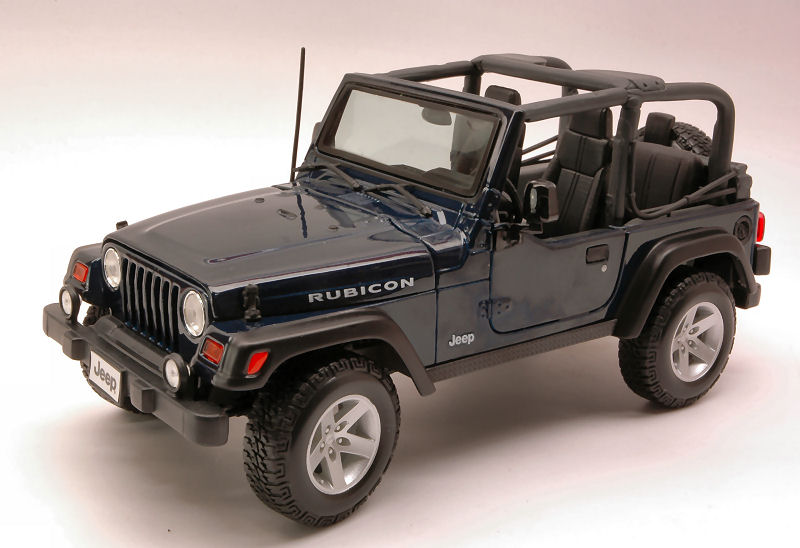 Jeep Wrangler Rubicon 1997 Blue 1:18 Model 31663BL MAISTO - Foto 1 di 1