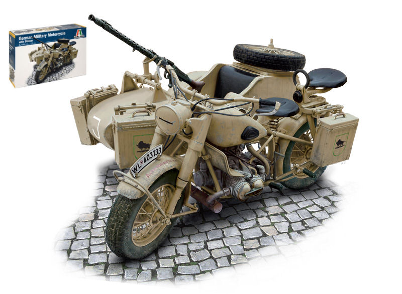 BMW R75 Gris panzer (métal) - Machinegun