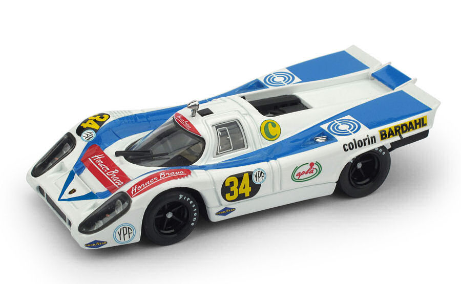Porsche 917k #34 10th 1000 Km Buenos Aires 1971 D. Martin / P. Brea 1:43 Model - Foto 1 di 1