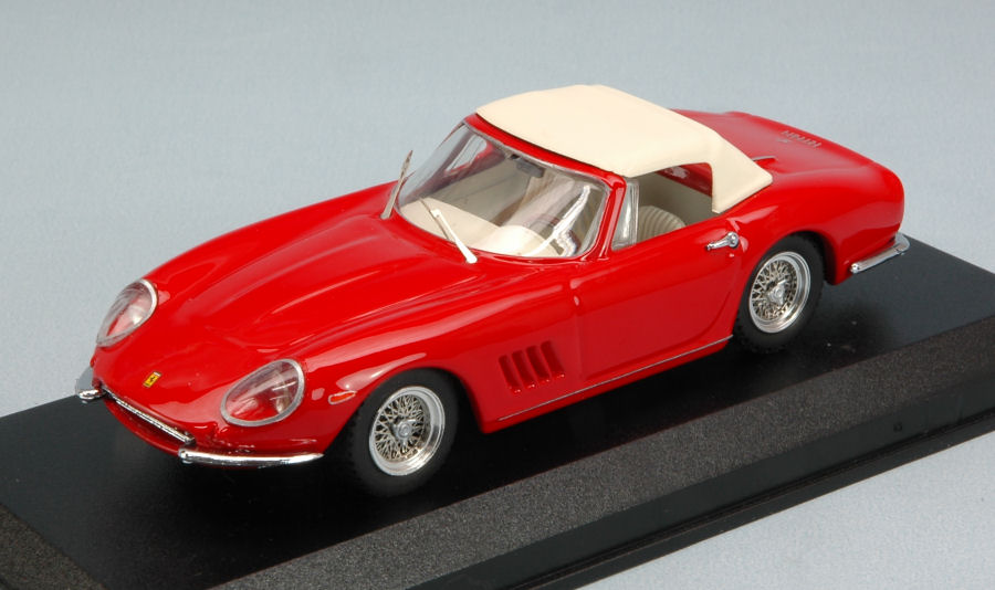 Ferrari 275 GTB Spyder N.A.R.T. 1967 Red 1:43 Model Best