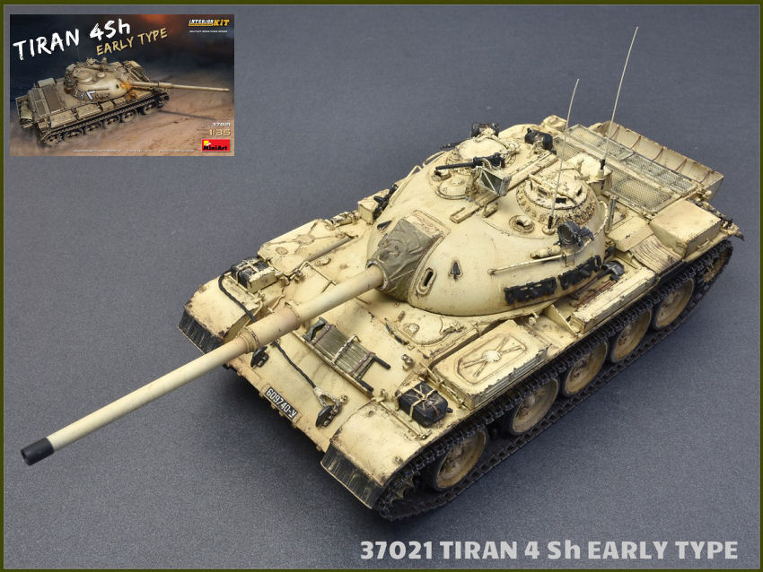 Tiran 4 Sh Early Type Tank Plastic Kit 1:35 Model MINIART | eBay