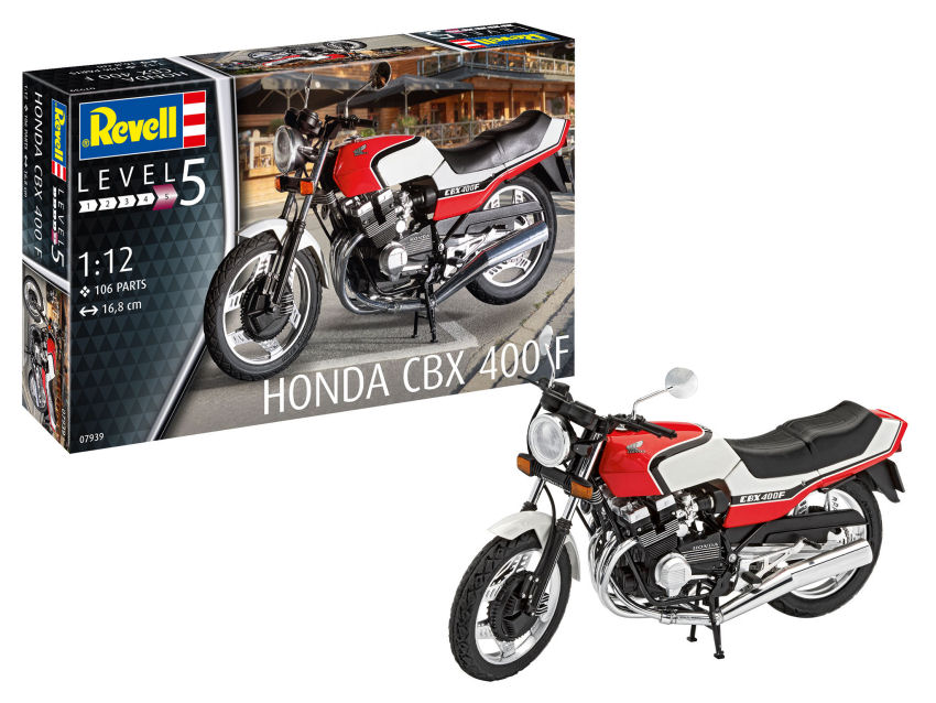 Maquette Moto Honda CBX 400 F Revell - Échelle 1:12 - Neuf - Réf 07939