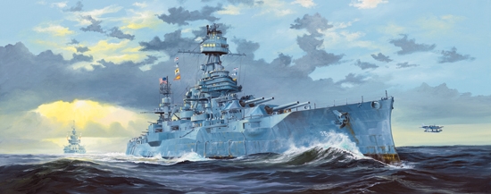 USS New Texas BB-35 Battleship 1:350 Plastic Model Kit TRUMPETER