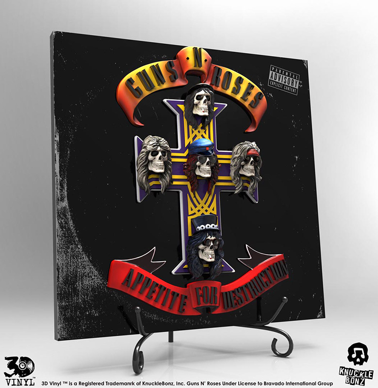 Guns N Roses Appetite For Destruction 3D Album Cover Statue