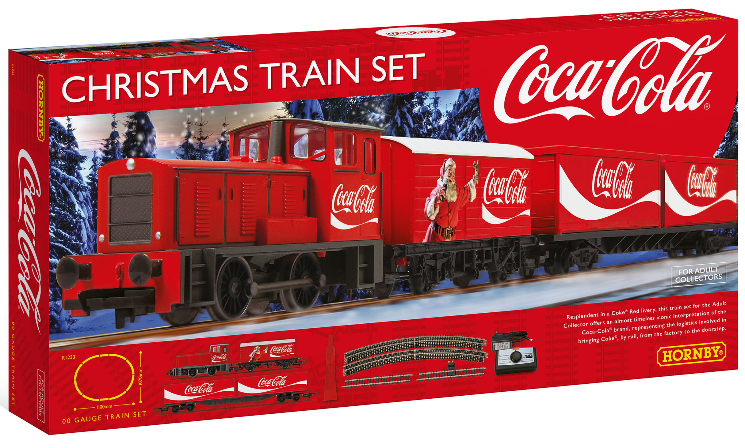 coca cola electric train set