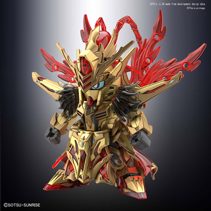 Sangoku Sokets Zhou Yu Akatsuki GUNPLA SD Model Kit BANDAI - Imagen 1 de 5