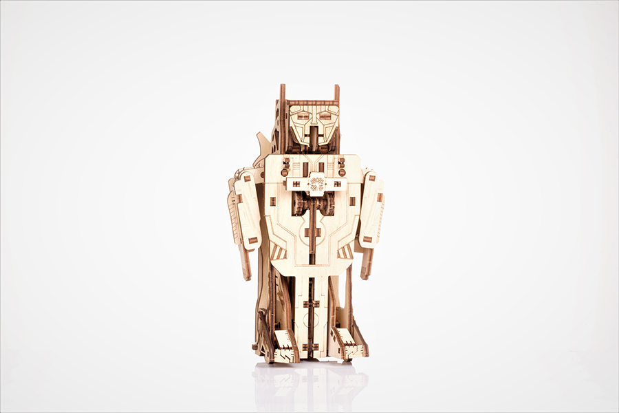 Image of Transformer Robot Airplane Wooden Kit Legno 10012 10012 MR PLAYWOOD