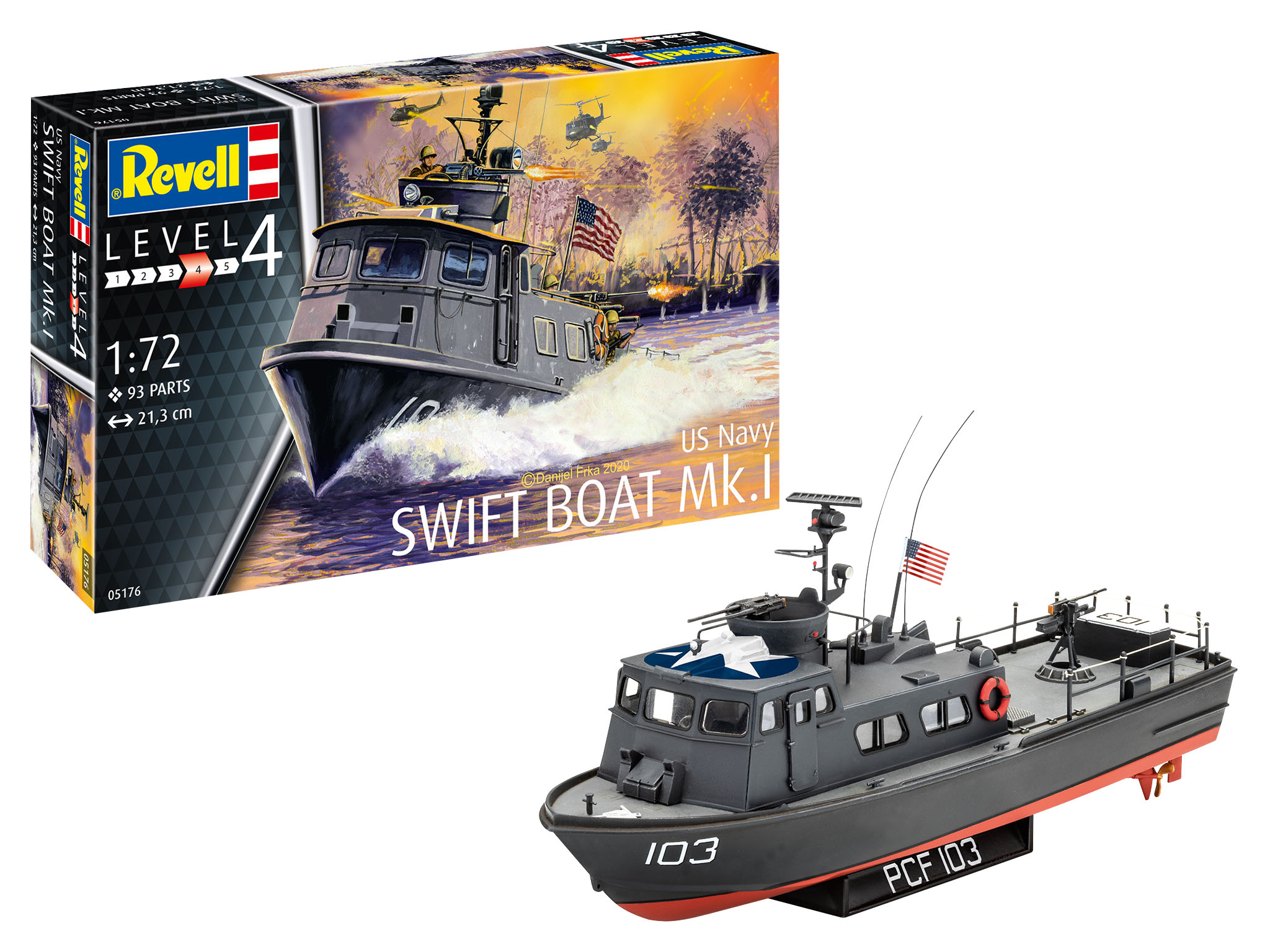 Us Navy Swift Boat Mk.i 1:72 Plastic Model Kit REVELL - Foto 1 di 1