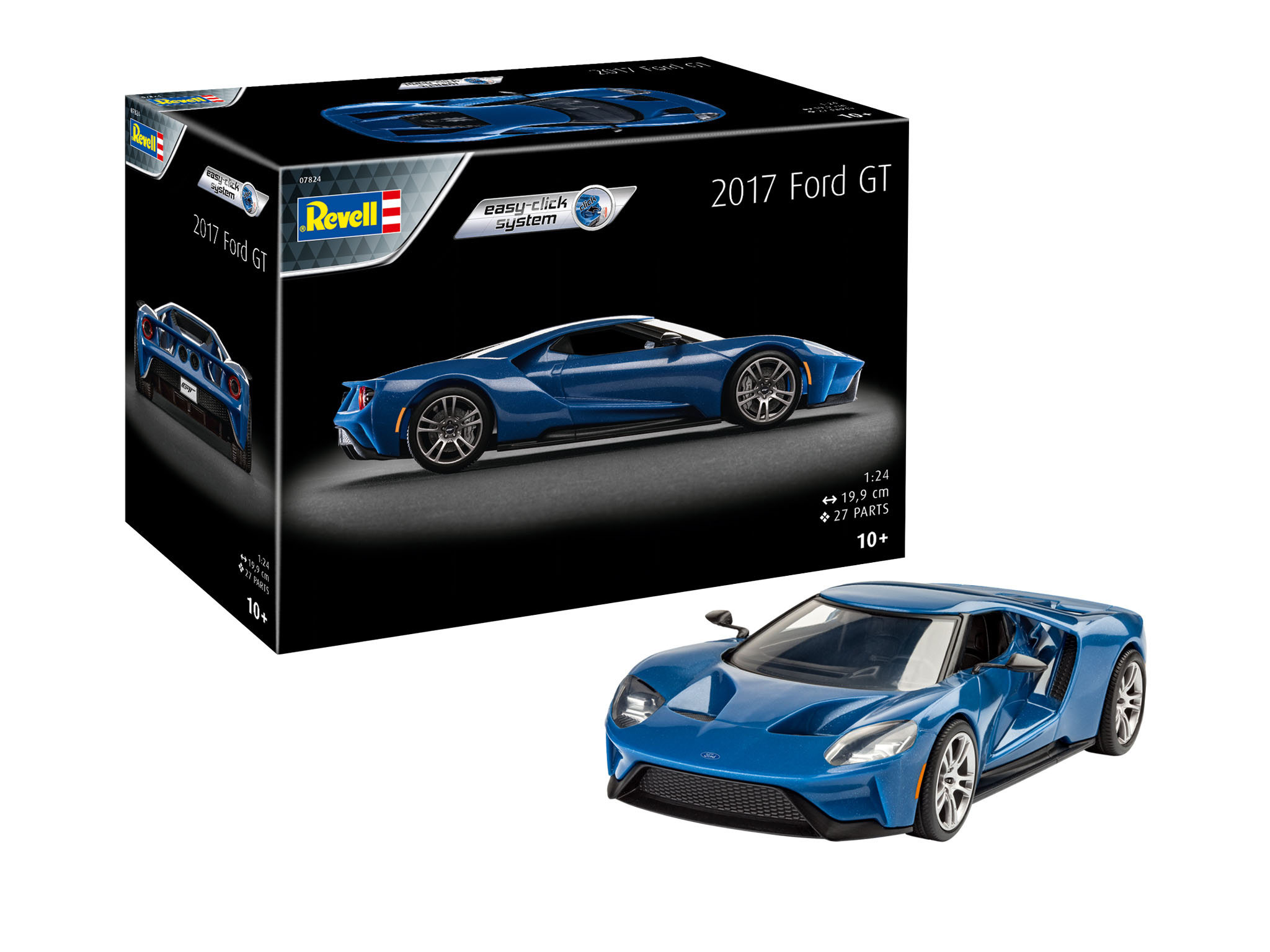 2017 Ford Gt (easy-click System) 1:24 Plastic Model Kit REVELL