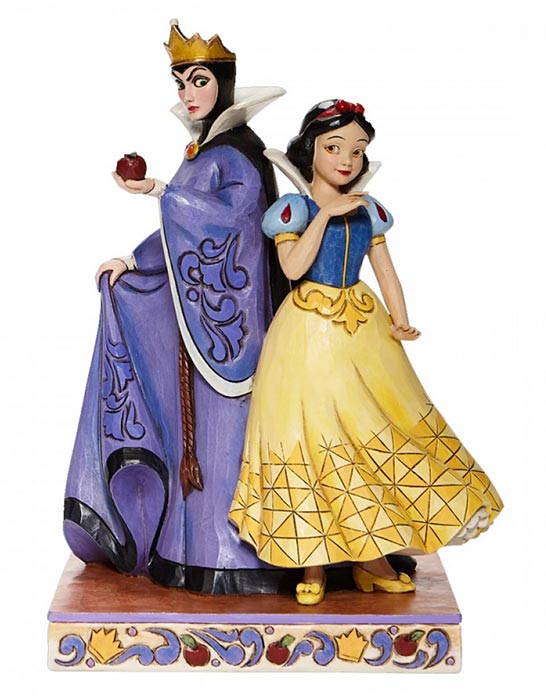 Disney Biancaneve E Regina Cattiva Statue DISNEY TRADITIONS ENESCO - Foto 1 di 1