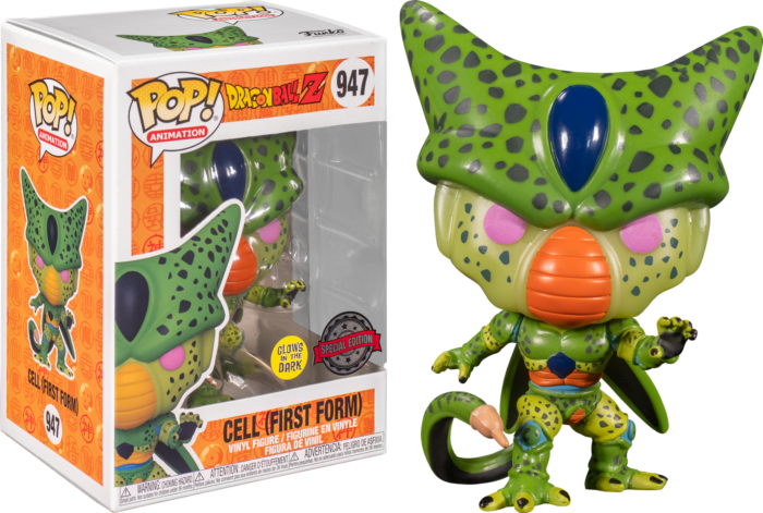 DRAGON BALL Z Cell 1st Form Gitd Special Édition Pop , #947 Vinyl