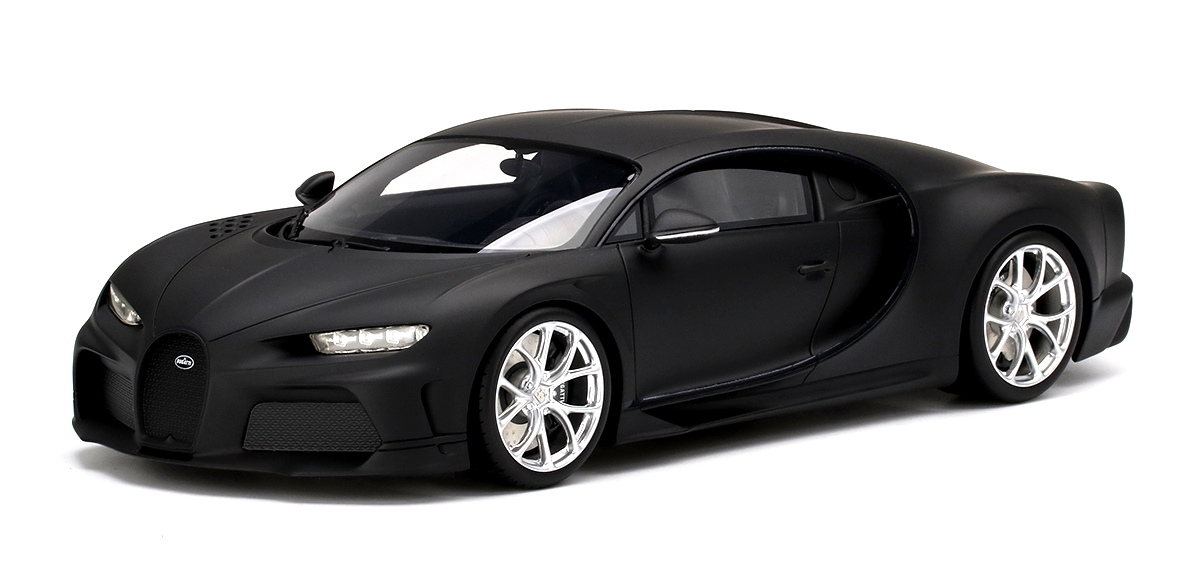 Bugatti Chiron Super Sport 300+ Black Top Speed 1:18 Model