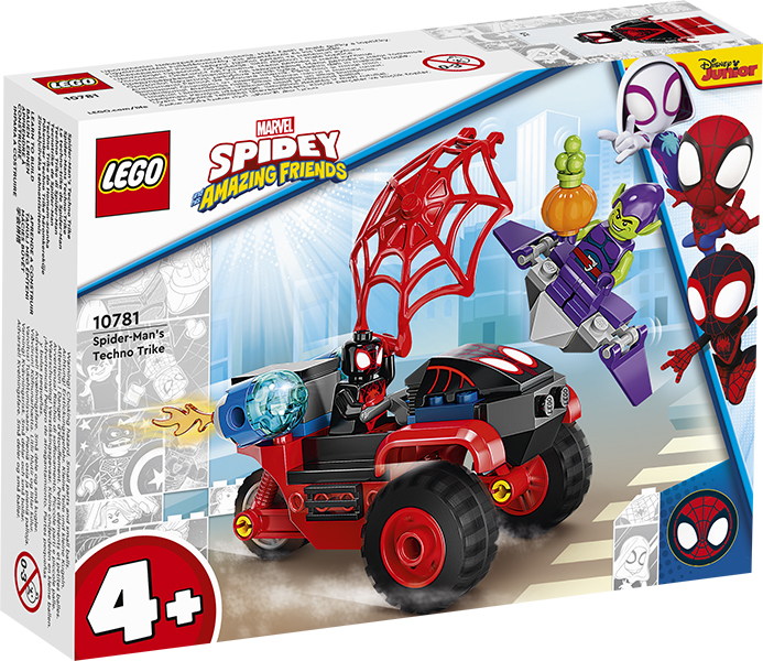 LEGO MARVEL SPIDEY Miles Morales : Le Techno Trike De Spider-Man 10781 ...