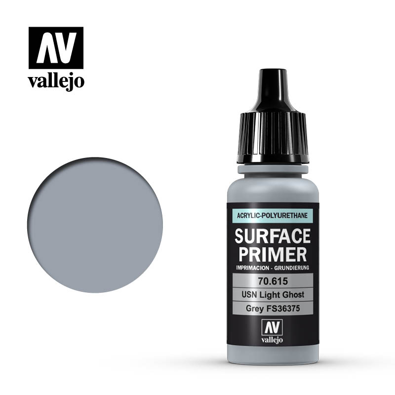 Vallejo Model Air Acrylic Acrilico 70615 Surface Primer USN Light Ghost Grey - Imagen 1 de 1