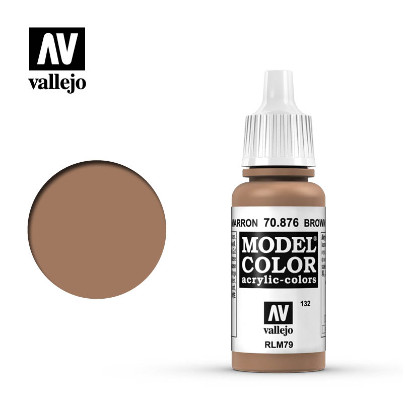 Valejo Model Color Acrylic Paint Colore Acrilico 132 Brown Sand 70876 VALLEJO