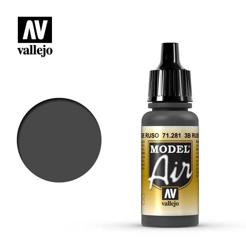 Vallejo Model Air Acrylic Airbrush Acrilico Aerografo 71281 3b Russian Green