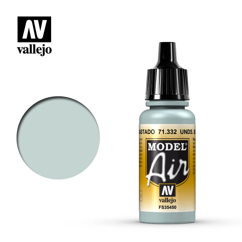 Vallejo Model Air Acrylic Airbrush Acrilico Aerografo 71332 Underside Blue Faded
