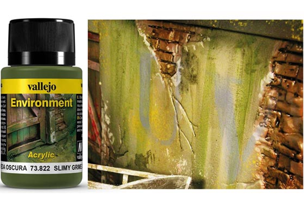 Vallejo WEATHERING Enviroment 73822 Slimy Grime Dark 40ml VALLEJO