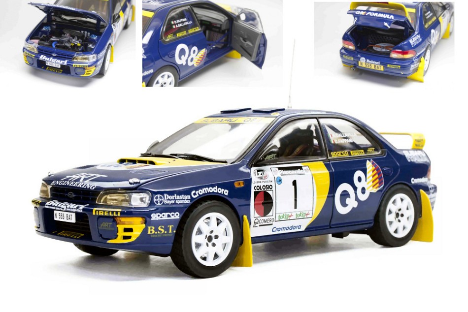 Subaru Impreza 555 #1 Winner Rally Piancavallo 1998 Dallavilla / Fappani Model - Foto 1 di 1