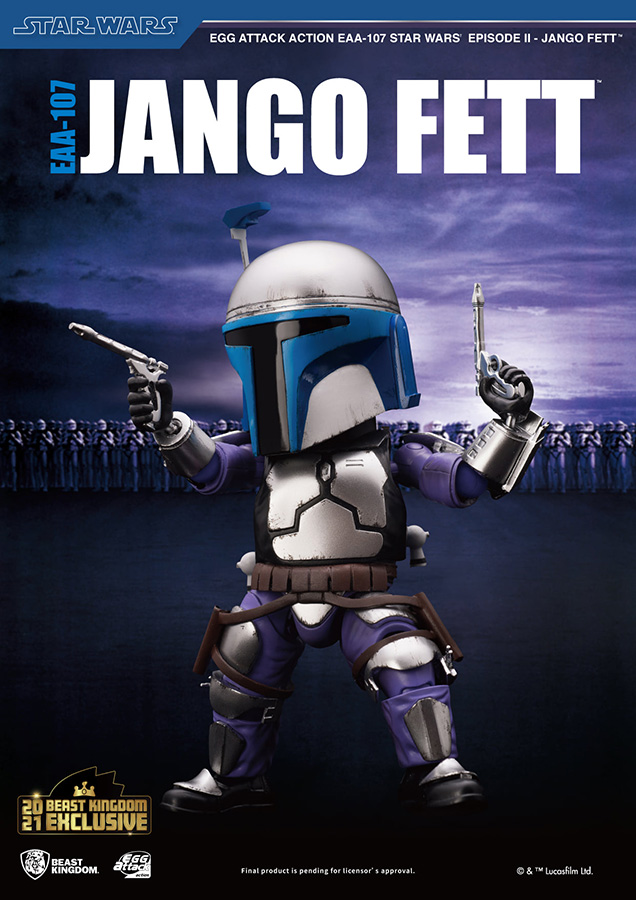 Star Wars Episode II Jango Fett Egg Attack EAA-107 Action Figure BEAST KINGDOM