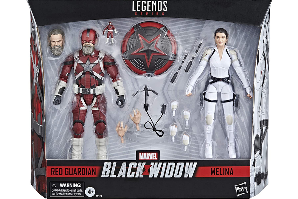 Black Widow Rouge Guardian & Melina Vostkoff Marvel Legends Figurine Hasbro