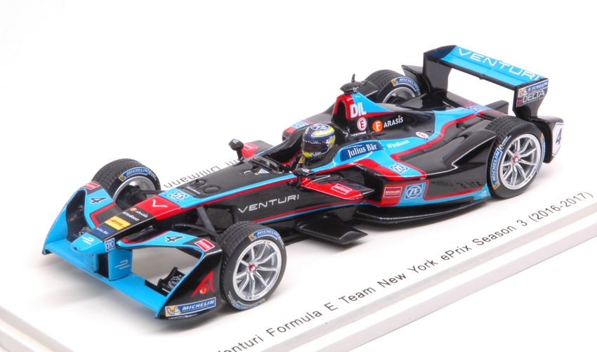 Venturi T. Dillmann 2017 #4 Rd10 New York Formula E 1:43 Model SPARK MODEL - Foto 1 di 1