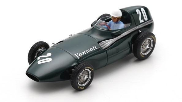 Vanwall Vw5 Roy Salvadori 1957 #20 French Gp 1:43 Model S7205 SPARK MODEL - Foto 1 di 1