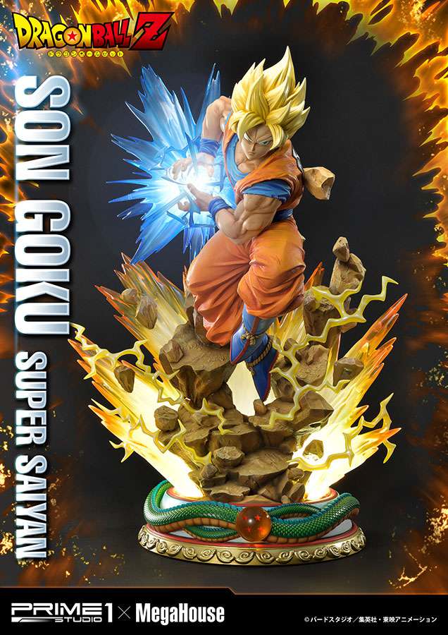 Dragon Ball Z Suoer Saiyan Son Goku Statue Prime 1 Studio | eBay