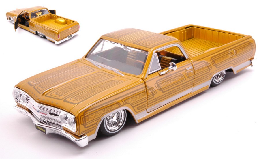 マイスト LOWRIDERS 1/25 1965 エルカミーノ - GOLD Amazon.com: Maisto 1965 Chevrolet El Camino Lowrider Gold