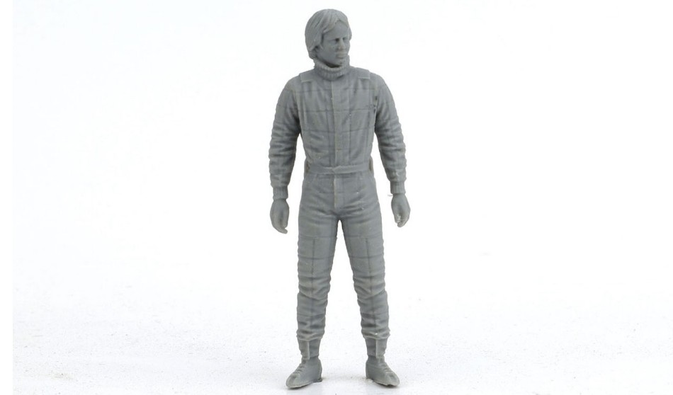 Gilles Villeneuve 1981 Kit Figure in Resina 1:43 Model F022R BRUMM - Foto 1 di 1
