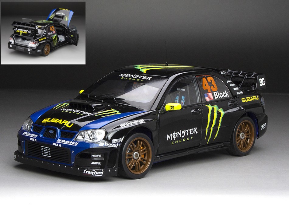Subaru Impreza Wrc06 #43 Gymcana 2008 Ken Block Black/Blue 1:18