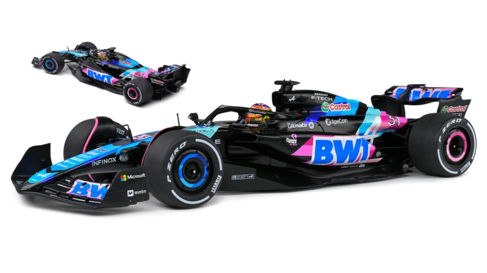 Miniature Solido 1/18 Alpine F1 A524 BWT #31 - GP Miami 2024 - Esteban Ocon - Neuve